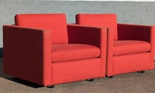 pair pattern chairs red for sale pair pattern chairs red for sale Grand Prairie