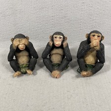 Wise monkeys figurine for sale  USA