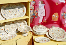Beautiful antique dinette d'occasion  Expédié en Belgium