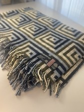 Tapete de viagem RARO de lã Manatunga em design branco verde azul preto Tukutuku., usado comprar usado  Enviando para Brazil