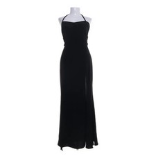 Versace Jeans Couture, sukienka maxi, rozmiar: 38, czarna, poliester, jednokolorowa #akx na sprzedaż  PL