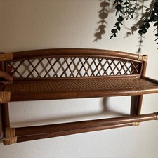 Vintage rattan shelf for sale Vintage rattan shelf for sale  Staten Island