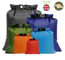Conjunto de seis sacos secos impermeáveis com rolo e fivela com saco de armazenamento - 1,5L a 8L comprar usado  Enviando para Brazil