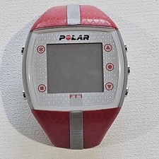 Relógio polar unissex FT7 relógio digital 38 mm vermelho prata data luz de fundo , usado comprar usado  Enviando para Brazil
