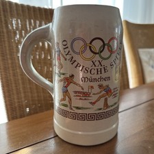 Bierkrug lympische spiele gebraucht kaufen  Maintal