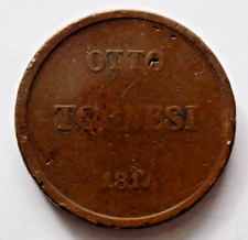 Tornesi 1817 moneta usato  Montione