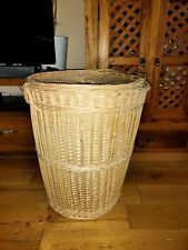 Wicker laundry basket for sale  ROWLEY REGIS