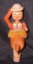 Wooden carved man for sale  Vienna