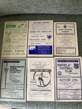 Non league programmes for sale  CAMBRIDGE