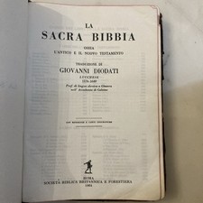 Sacra bibbia antico usato  Genova