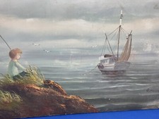 Vintage oil painting for sale  Saco
