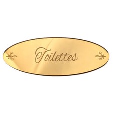 Plaque porte toilettes d'occasion  Cambrai