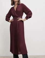 Zara burgundy dress for sale  LONDON