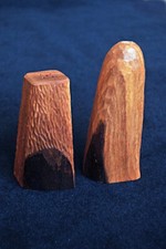 Wooden salt and pepper shaker set. 100% handmade by me (with signature), from na, usado comprar usado  Enviando para Brazil