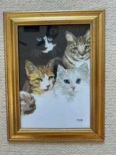 Framed cat tapestry. for sale Framed cat tapestry. for sale  WINDSOR