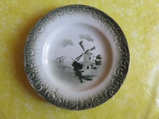 Ancinne assiette barbotine d'occasion  France