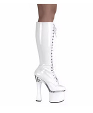 White patent platform for sale  YORK