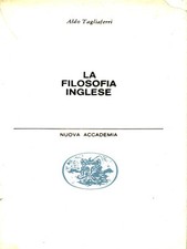 Filosofia inglese tagliaferri usato  Italia