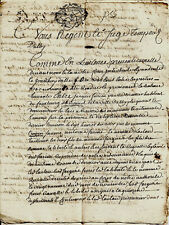 1755 manuscrit prisons d'occasion  Vesoul