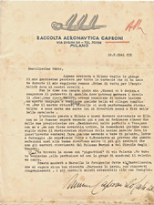 Caproni autografo timina usato  Cremona