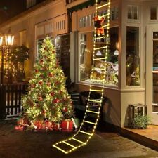 Escada de escalada de Papai Noel 1-3M com luz quente decoração de Natal 2024 presente comprar usado  Enviando para Brazil