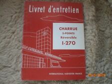 Livret entretien charrue d'occasion  Aubigny-en-Artois