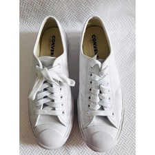 Tênis Converse Jack Purcell Comfort couro branco masculino 9.5 unissex limpo comprar usado  Enviando para Brazil