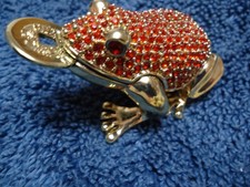 frog jewelry holder box for sale  Apalachin