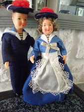 Poupeee couple folklorique d'occasion  Baccarat