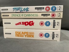 JOHN CARPENTER Lot of 4 Studio Canal 4K/UHD (The Fog, They Live, Escape, Prince) comprar usado  Enviando para Brazil