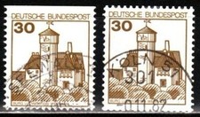Burgen & Schlösser aus MH 30 PF Mi. 914 C & D  RUNDSTEMPEL - O, usado comprar usado  Enviando para Brazil