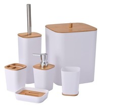 Pieces bamboo bathroom for sale  SLOUGH
