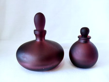 Purple frosted glass for sale  CARDIFF