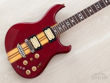 1981 Aria Pro II RS-X80 Vintage Pescoço Através da Guitarra Padauk Vermelho, Japão Matsumoku comprar usado  Enviando para Brazil