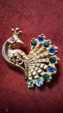 Pfau brosche gebraucht kaufen  Gütersloh