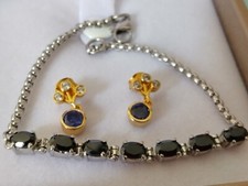 Saphir hhringe armband gebraucht kaufen  Nürnberg