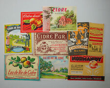Lot etiquettes cidre d'occasion  Sèvres
