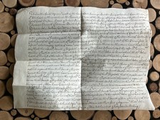 1748 vellum document for sale  BISHOP AUCKLAND
