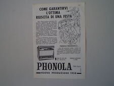 Advertising pubblicità 1958 usato  Salerno