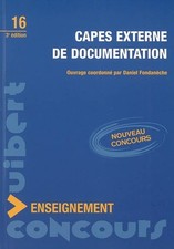 Capes externe documentation d'occasion  France