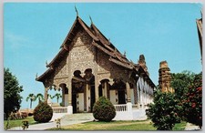 Usado, Cartão postal vintage Lamphun Lumpoon Tailândia Wat Chama Thaywee comprar usado  Enviando para Brazil