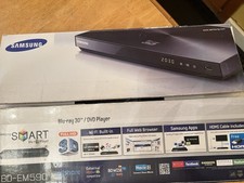 Leitor de Blu-ray Samsung BD-EM59C Wi-Fi 3D com controle remoto e cabo HDMI comprar usado  Enviando para Brazil