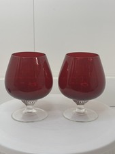Ruby glass brandy for sale  NORWICH