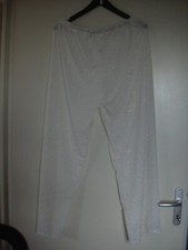 Pantalon pyjama blanc d'occasion  Chalon-sur-Saône