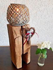 Holzbalken windlicht alten gebraucht kaufen  Grasellenbach