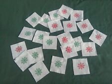 Red green snowflakes for sale  MAYFIELD