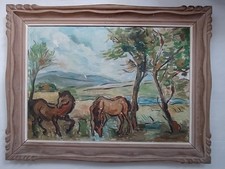 Peinture huile hst d'occasion  Cannes-La-Bocca