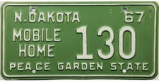 *99 CENTAVOS DE VENDA* 1967 Dakota do Norte Placa de Licença CASA MÓVEL #130 Sem Reserva comprar usado *99 CENTAVOS DE VENDA* 1967 Dakota do Norte Placa de Licença CASA MÓVEL #130 Sem Reserva comprar usado  Enviando para Brazil