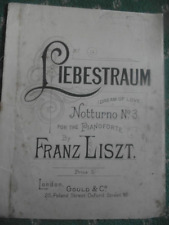 Acclaimed liebestraum notturno d'occasion  Expédié en Belgium