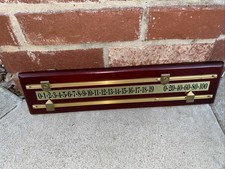 Snooker scoreboard mahogany for sale  North Little Rock